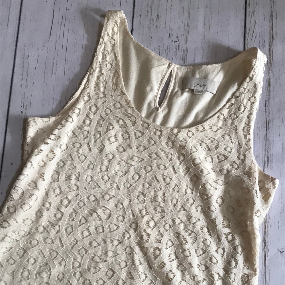 LOFT Lace Tank Top